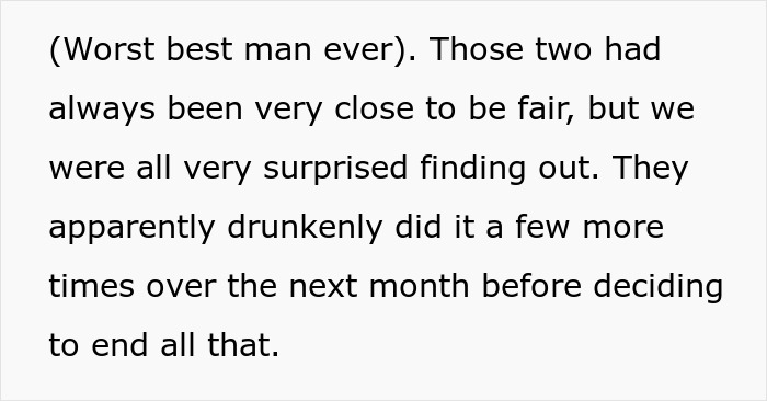 Text describing a man revealing his ex-wife cheated with his best man and fearing the best man is after his girlfriend now. Text describing a man revealing his ex-wife cheated with his best man and fearing the best man is after his girlfriend now.