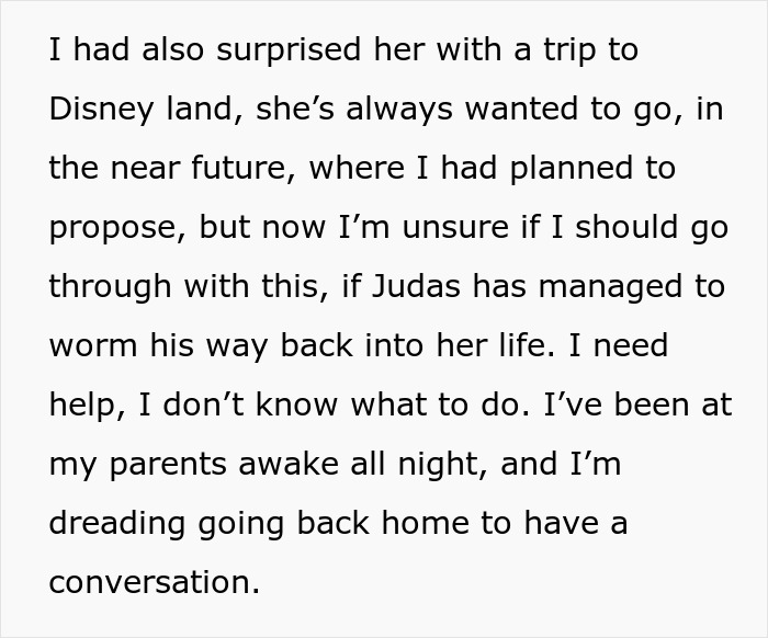 Man worries about best man after discovering ex-wife’s affair, fearing he may target his current girlfriend too. Man worries about best man after discovering ex-wife’s affair, fearing he may target his current girlfriend too.