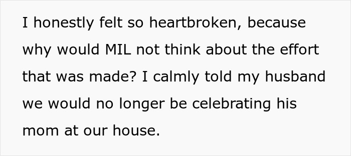 Daughter-in-law refuses to celebrate mother-in-law's birthday at their house after MIL’s no-show ruins the event. Daughter-in-law refuses to celebrate mother-in-law's birthday at their house after MIL’s no-show ruins the event.