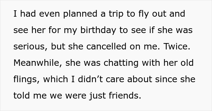 Text excerpt showing a lady calling out her bestie after rejection as he starts dating another girl following her thrice rejection. Text excerpt showing a lady calling out her bestie after rejection as he starts dating another girl following her thrice rejection.