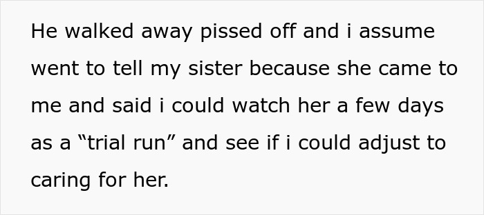 Text about BIL trying to dump grandma on wife’s siblings, sister called selfish for refusing to care for her. Text about BIL trying to dump grandma on wife’s siblings, sister called selfish for refusing to care for her.