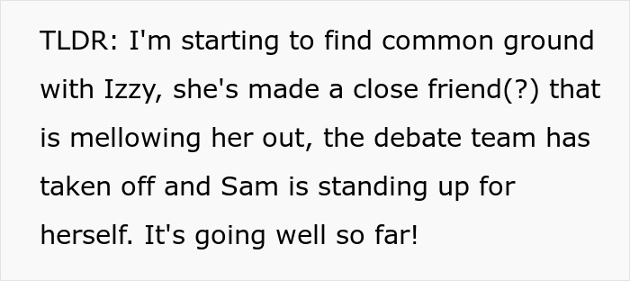 Text on a white background about a mom admitting she likes one daughter more than the other and struggles to hide it. Text on a white background about a mom admitting she likes one daughter more than the other and struggles to hide it.