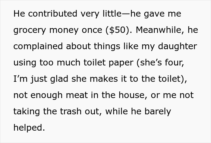 Text excerpt showing a sister venting about a useless bro who contributes little and complains about household chores. Text excerpt showing a sister venting about a useless bro who contributes little and complains about household chores.