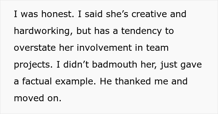 Colleague Swoops In To Take Credit For Woman’s Hard Work, Woman Gets Ice-Cold Revenge 6 Months Later Colleague Swoops In To Take Credit For Woman’s Hard Work, Woman Gets Ice-Cold Revenge 6 Months Later