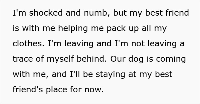Text excerpt showing a man announces to everyone except his girlfriend of 7 years that they broke up, expressing shock and leaving. Text excerpt showing a man announces to everyone except his girlfriend of 7 years that they broke up, expressing shock and leaving.