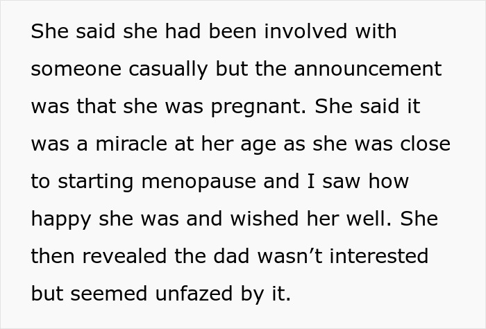 Text excerpt about a woman realizing she can’t afford her miracle baby and asking half-brother to adopt.