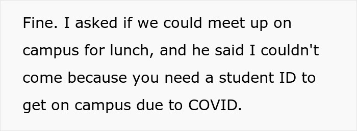 Text discussing a woman suspecting the guy she's seeing is lying about attending medical school.