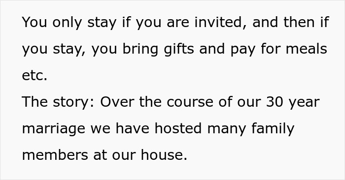 Man expressing frustration about hosting wife's distant relatives without thanks, refusing to host them again at home. Man expressing frustration about hosting wife's distant relatives without thanks, refusing to host them again at home.