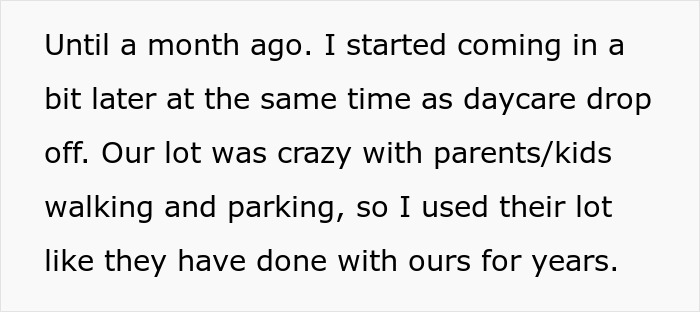 Man causes chaos in daycare parking lot after manager has his car towed during busy drop-off time. Man causes chaos in daycare parking lot after manager has his car towed during busy drop-off time.