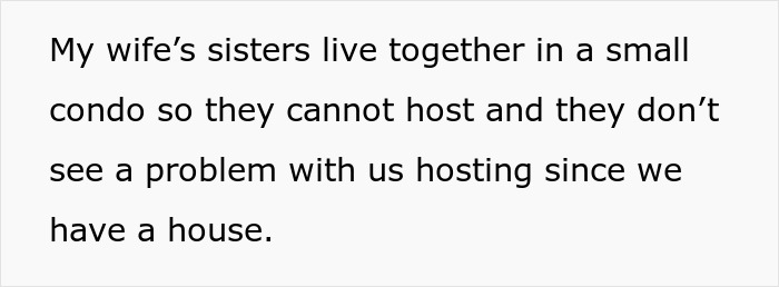 Text discussing a husband frustrated with hosting his wife’s distant relatives due to lack of thanks and refusal to continue. Text discussing a husband frustrated with hosting his wife’s distant relatives due to lack of thanks and refusal to continue.