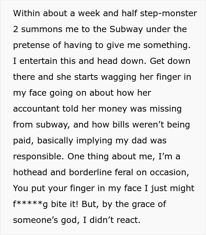 "I'm Just Getting Started": Grieving Daughter Hellbent On Driving Step-Monster To Financial Ruin "I'm Just Getting Started": Grieving Daughter Hellbent On Driving Step-Monster To Financial Ruin