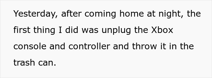 Manchild playing video games while son cries over lost dog, wife angrily declares console trash day at home. Manchild playing video games while son cries over lost dog, wife angrily declares console trash day at home.