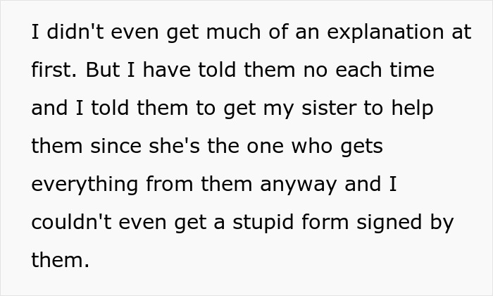 Text excerpt about parents spoiling daughter and neglecting son, causing financial troubles and family conflict. Text excerpt about parents spoiling daughter and neglecting son, causing financial troubles and family conflict.