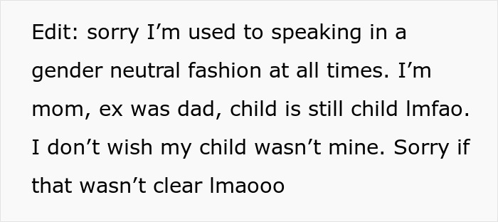 Text post discussing a nosy mother crossing a line with ancestry tests and family boundaries.