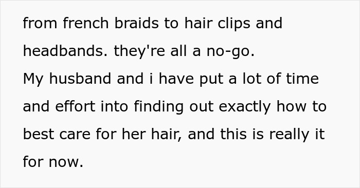Alt text: Excerpt of a text discussing mom brushing her biracial daughter's curls and backlash over whitewashing concerns. Alt text: Excerpt of a text discussing mom brushing her biracial daughter's curls and backlash over whitewashing concerns.