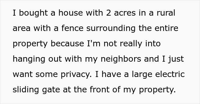 Man considering calling cops after neighbors’ disabled son repeatedly raids his trash on rural property with fence. Man considering calling cops after neighbors’ disabled son repeatedly raids his trash on rural property with fence.
