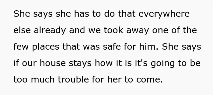 Family Drama Ensues As Lady Demands Sibling Childproof Home For Her Son, Furious When Told No