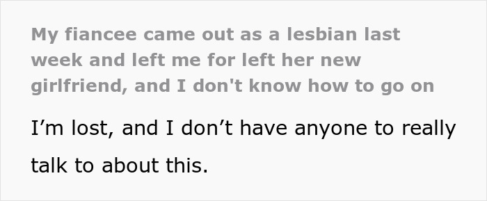 Fiancée Admits She’s In Love With Her Best Friend, Heartbroken Man Vanishes Without A Word Fiancée Admits She’s In Love With Her Best Friend, Heartbroken Man Vanishes Without A Word