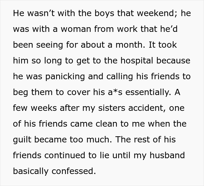 Man uses boys trip as disguise for affair, avoids family emergency, causing friends to cover for his deception and eventual confession. Man uses boys trip as disguise for affair, avoids family emergency, causing friends to cover for his deception and eventual confession.