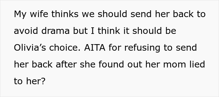 Woman’s work trip revealed as vacation, autistic child discovers truth and refuses to go home.