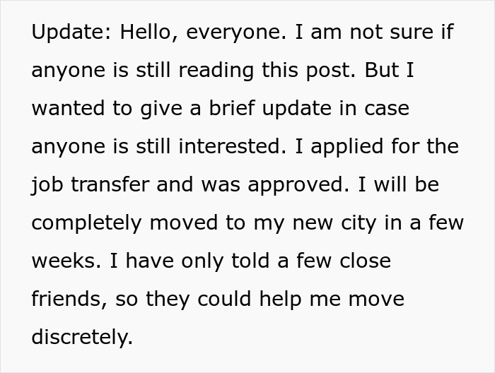 Text update about woman setting a boundary regarding care for her disabled brother after a drop-off incident. Text update about woman setting a boundary regarding care for her disabled brother after a drop-off incident.