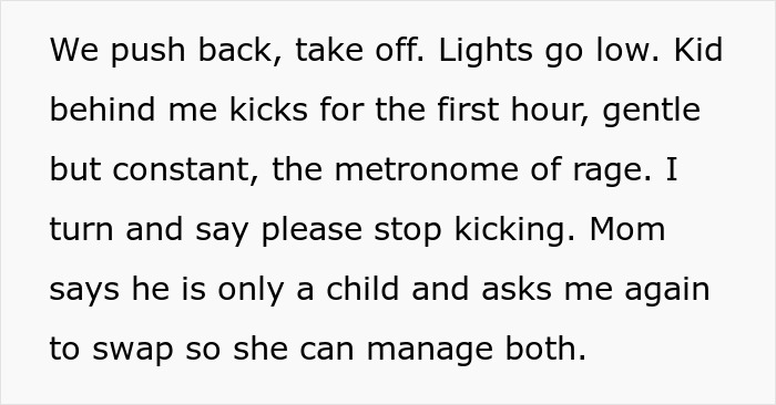 Passenger resists rude family’s bullying to swap plane seat, coworkers label her a villain for refusing the switch. Passenger resists rude family’s bullying to swap plane seat, coworkers label her a villain for refusing the switch.