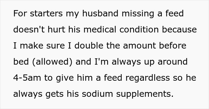 Burnt-out wife struggles as husband misses baby feedings, causing frustration over shared parenting duties at night.