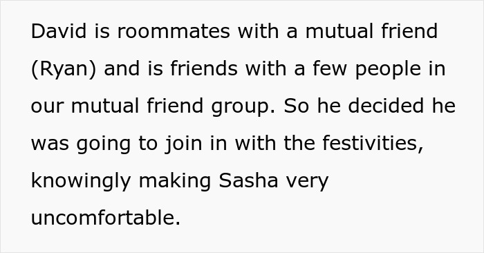 Text passage describing a man joining Halloween festivities that make his girlfriend uncomfortable, highlighting fragile masculinity. Text passage describing a man joining Halloween festivities that make his girlfriend uncomfortable, highlighting fragile masculinity.