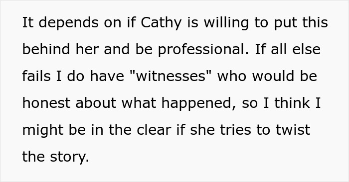 Woman embarrasses new colleague by speaking to her in a language she claimed to know well during a tense office moment. Woman embarrasses new colleague by speaking to her in a language she claimed to know well during a tense office moment.