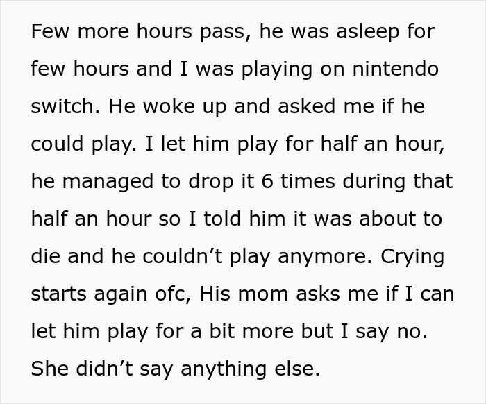 Teen refuses to entertain a stranger’s kid during a long flight and faces conflict with the mother. Teen refuses to entertain a stranger’s kid during a long flight and faces conflict with the mother.