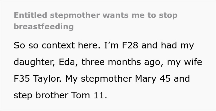 Text excerpt from a family discussing 11-year-old acting beyond creepy around newborn stepsister, parents refusing help. Text excerpt from a family discussing 11-year-old acting beyond creepy around newborn stepsister, parents refusing help.