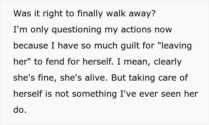 Text about a woman reflecting on ending a 10-year friendship with a friend who has 5 kids and 4 dads. Text about a woman reflecting on ending a 10-year friendship with a friend who has 5 kids and 4 dads.