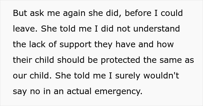 Text excerpt showing a woman expecting help from ex-husband after leaving him, facing a reality check about support. Text excerpt showing a woman expecting help from ex-husband after leaving him, facing a reality check about support.