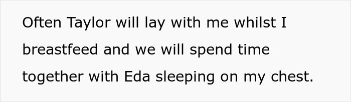 Text excerpt about breastfeeding and bonding with newborn, relating to 11-year-old acting beyond creepy around stepsister. Text excerpt about breastfeeding and bonding with newborn, relating to 11-year-old acting beyond creepy around stepsister.