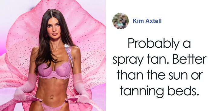 Before-And-After Shots Of Victoria’s Secret Models Spark Criticism Over Amount Of Fake Tan