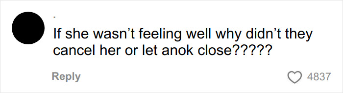 Screenshot of a social media comment discussing Bella Hadid and Victoria’s Secret Angel Wings weight revelation. Screenshot of a social media comment discussing Bella Hadid and Victoria’s Secret Angel Wings weight revelation.