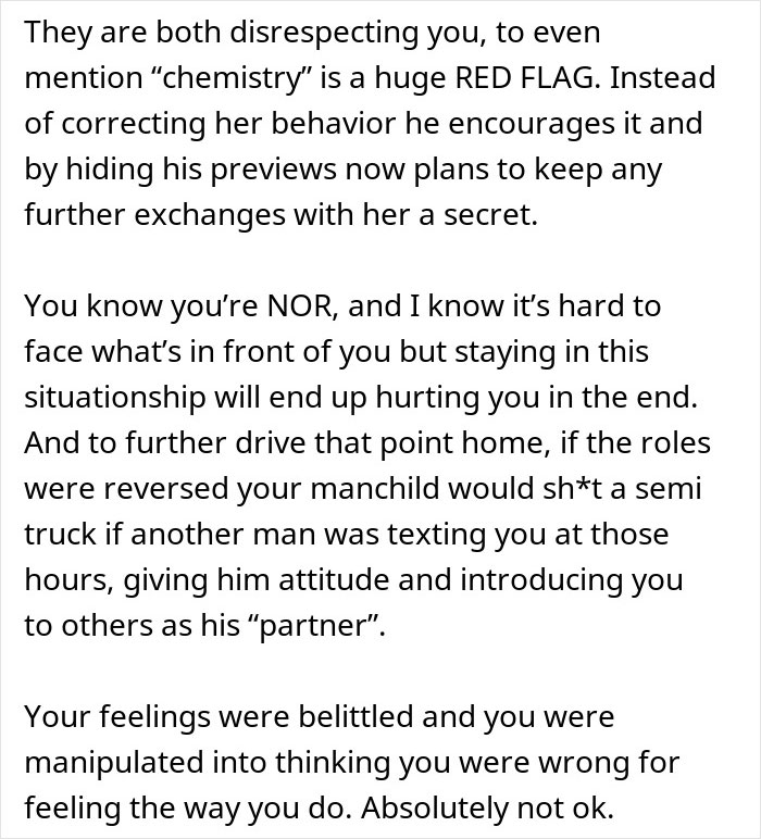 Text message about relationship disrespect, manipulation, and concerns over work wife sending hearts and mirror selfies. Text message about relationship disrespect, manipulation, and concerns over work wife sending hearts and mirror selfies.