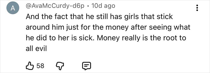 Comment highlighting disturbing new details after adult star breaks silence on split from YouTube prankster shared online. Comment highlighting disturbing new details after adult star breaks silence on split from YouTube prankster shared online.