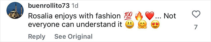 Comment praising pop star's bold fashion choice at Paris Fashion Week, highlighting mixed reactions and unique style. Comment praising pop star's bold fashion choice at Paris Fashion Week, highlighting mixed reactions and unique style.