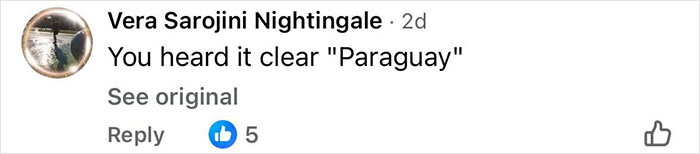 Screenshot of a social media comment highlighting Miss Panama's painfully awkward onstage fail causing viewers to feel mortified. Screenshot of a social media comment highlighting Miss Panama's painfully awkward onstage fail causing viewers to feel mortified.