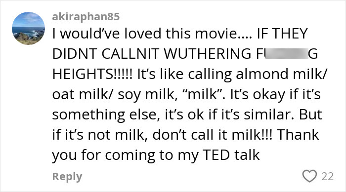 User comment criticizing Margot Robbie's provocative Wuthering Heights trailer, sparking mixed expert opinions. User comment criticizing Margot Robbie's provocative Wuthering Heights trailer, sparking mixed expert opinions.