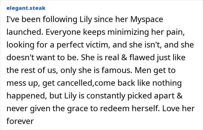 Alt text: Lily Allen speaking about her brutal album and revealing if it is revenge related to David Harbour. Alt text: Lily Allen speaking about her brutal album and revealing if it is revenge related to David Harbour.