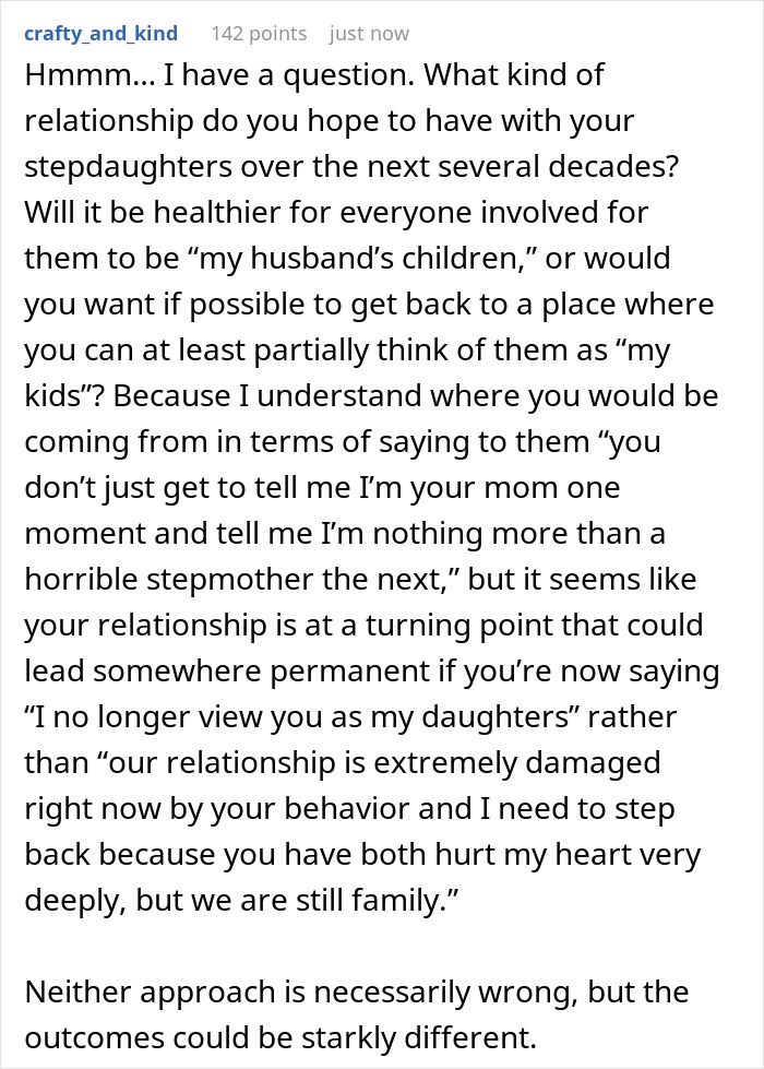 Woman feeling hurt as stepkids turn cruel when bio mom visits, refusing to let them call her mom anymore. Woman feeling hurt as stepkids turn cruel when bio mom visits, refusing to let them call her mom anymore.