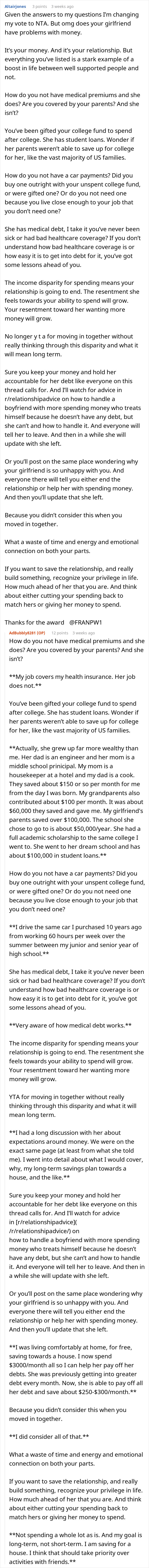 Woman demands combined income from boyfriend, calls him selfish with money, and flatly refuses his request about finances. Woman demands combined income from boyfriend, calls him selfish with money, and flatly refuses his request about finances.