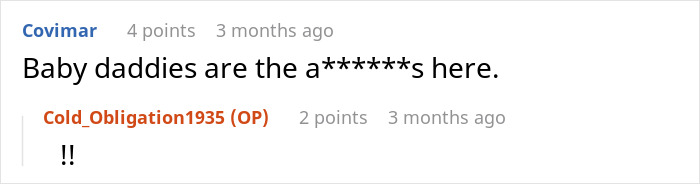 Screenshot of an online comment thread discussing a woman ending a friendship due to being a bestie bank for a friend with multiple kids and dads. Screenshot of an online comment thread discussing a woman ending a friendship due to being a bestie bank for a friend with multiple kids and dads.