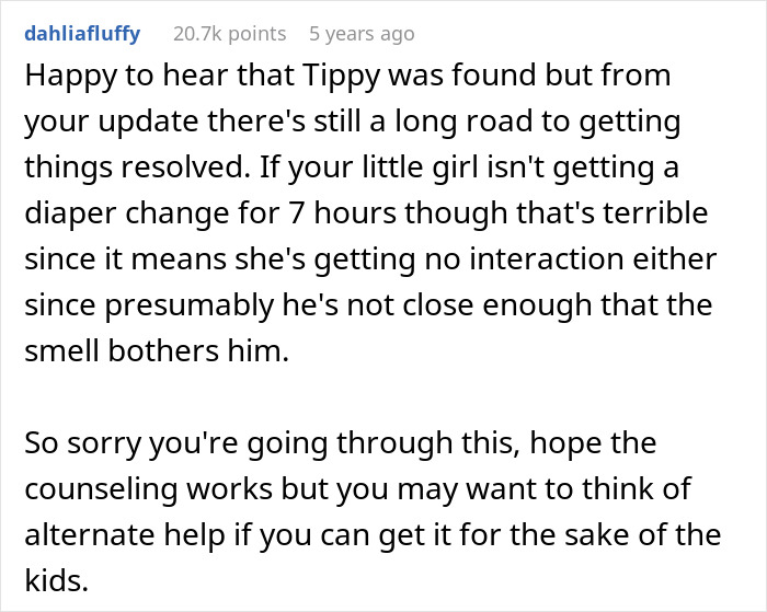 Comment discussing struggles with parenting and lack of interaction, highlighting issues while manchild plays games ignoring family needs. Comment discussing struggles with parenting and lack of interaction, highlighting issues while manchild plays games ignoring family needs.