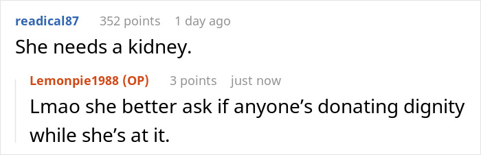 Online discussion where users comment on a mom telling daughter she wishes she was never born and no reconciliation after 12 years. Online discussion where users comment on a mom telling daughter she wishes she was never born and no reconciliation after 12 years.