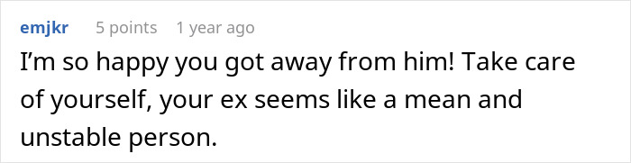 Screenshot of a user comment expressing relief after a man ruins his marriage by stealing his wife’s tea set and giving it to his niece. Screenshot of a user comment expressing relief after a man ruins his marriage by stealing his wife’s tea set and giving it to his niece.