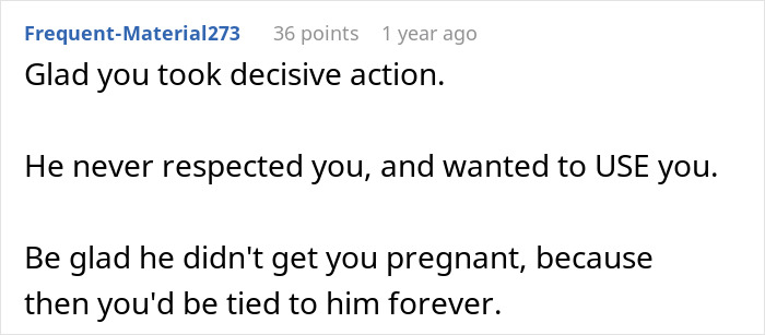 Screenshot of a comment on social media discussing a man ruining his marriage by stealing his wife’s tea set. Screenshot of a comment on social media discussing a man ruining his marriage by stealing his wife’s tea set.