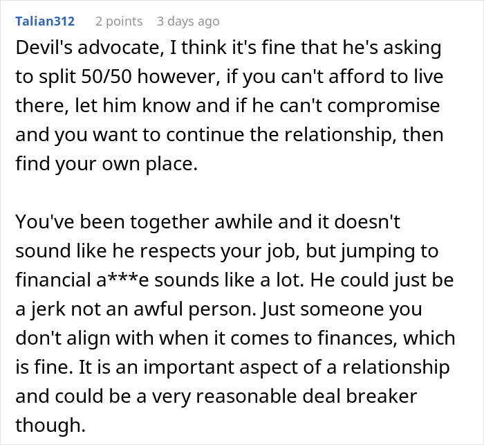 Reddit user discusses rich boyfriend demands equal split rent and girlfriend refuses, highlighting financial boundaries in relationships. Reddit user discusses rich boyfriend demands equal split rent and girlfriend refuses, highlighting financial boundaries in relationships.